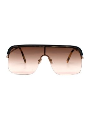 Cutler And Gross tortoiseshell 1328 visor sunglasses