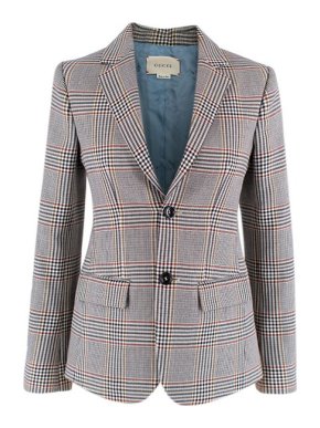 Gucci prince of wales check blazer