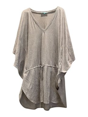 Melissa Odabash Grey Studded Kaftan
