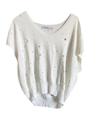 Distressed White Top