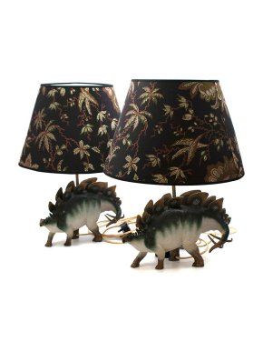 House of Hackney X Rui Cheng Dinosaur Stand Green Jungle Lamps