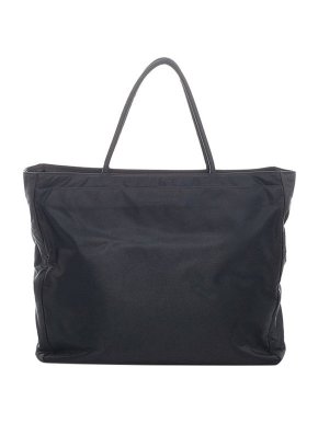 Prada black nylon Tessuto tote bag