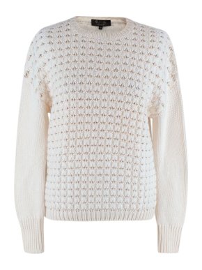 Loro Piana Cream Baby Cashmere Knitted Jumper
