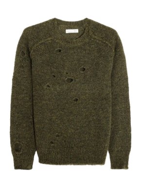 Isabel Marant Etoile Distressed Mohair Blend Jumper
