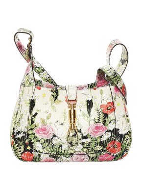 Gucci x Higuchi Yuko floral printed Jackie 1961 hobo bag