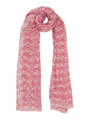 Missoni Pink & Beige Lace Knitted Scarf