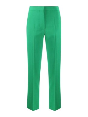 Stella McCartney Emerald Green Cropped Pants
