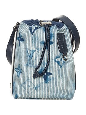 Louis Vuitton blue Monogram Watercolour canvas Sac Marin BB bag