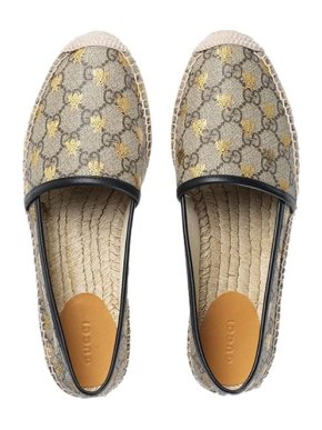 Gucci GG Supreme Bee Espadrilles