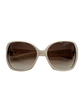 Valentino Garavani cream oversized sunglasses