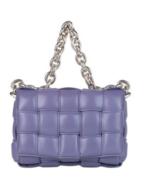 Bottega Veneta lilac leather Padded Cassette chain bag
