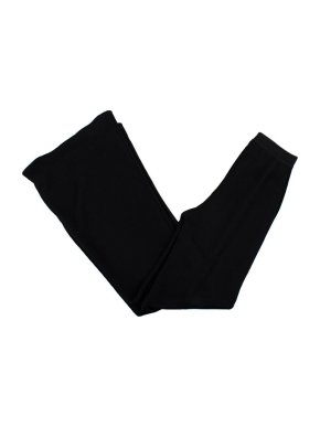 Balmain Black Knit Wide Leg Trousers