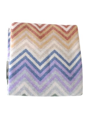Missoni Wool Blend Zig Zag Knit Throw