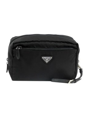 Prada Black Nylon Pouch