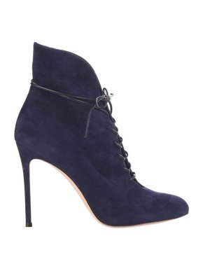 Gianvito Rossi Jane lace-up suede ankle boots