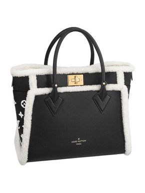 Louis Vuitton Leather & Shearling Monogram On My Side MM