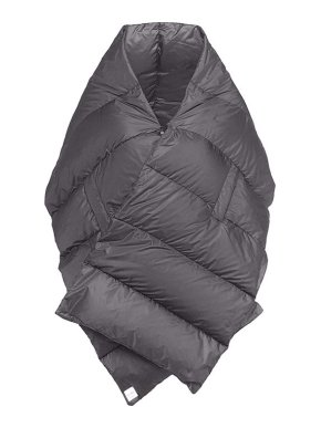 MaxMara S' Grey Padded Cube Scarf