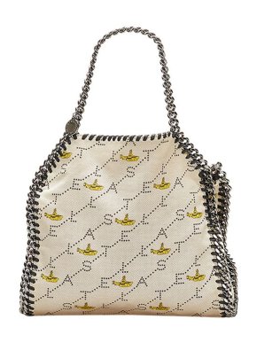 Stella McCartney x The Beatles beige logo Falabella tote bag
