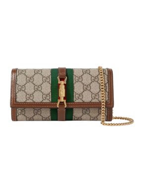 Gucci Jackie 1961 Webbings And Leather-trimmed Printed Coated-canvas Shoulder Bag