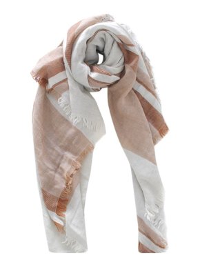 MaxMara Wool Blend Beige Scarf