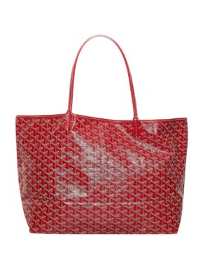 red Goyardine canvas Saint Louis GM tote bag