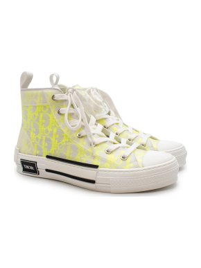 Dior Neon Yellow & White B23 trainers