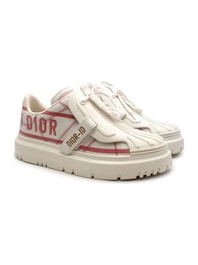 red & cream mesh Dior-id trainers