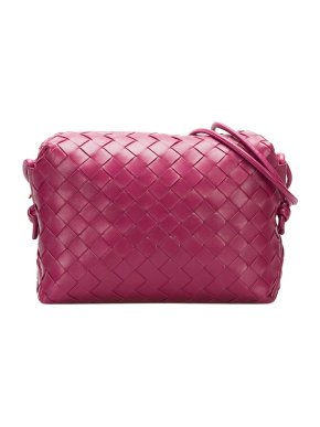 Bottega Veneta pink Intrecciato leather Nodini bag
