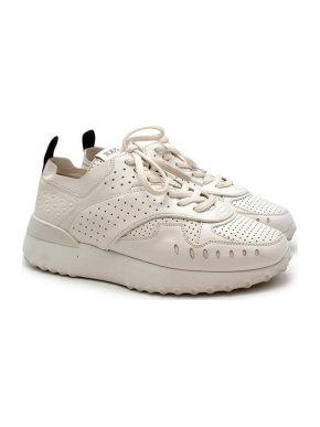 Perforated Leather Trainers
