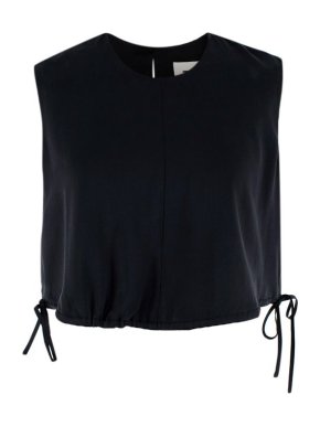Tove Black Cecily Cropped Top