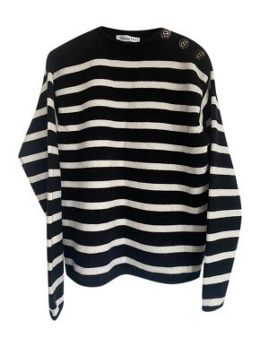 Dior Black & White Mariniere Jumper
