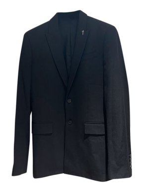 Givenchy Black Wool Tailored Blazer