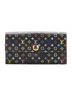 Louis Vuitton Monogram Multicolore canvas Sarah long wallet