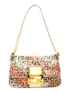 Fendi multicolour floral FF canvas Mamma Baguette bag