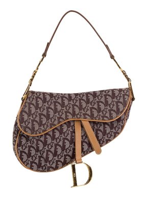 vintage Diorissimo canvas Saddle bag