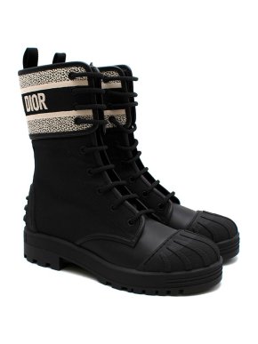 Dior D-Major Black Ankle Boots