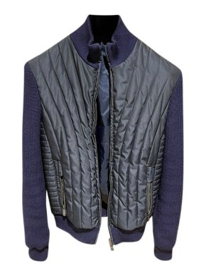 Versace Collection Navy Bomber Jacket