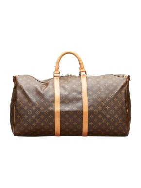 Louis Vuitton Monogram canvas Keepall Bandouliere 55 travel bag