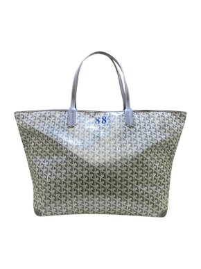 grey Goyardine canvas Artois GM bag