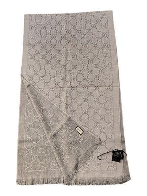 Gucci Grey GG Scarf
