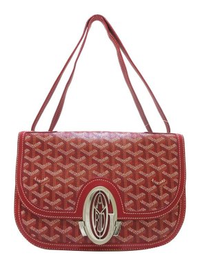 red Goyardine canvas 233 PM bag
