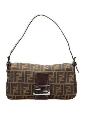 Fendi vintage Zucca canvas baguette bag