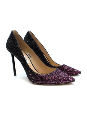 Jimmy Choo Romy Ombre Glitter Pumps