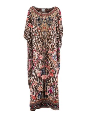 Camilla Liv a little Silk Embellished Kaftan