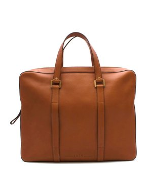 Delvaux 1829 Tan Leather Newspaper Bag
