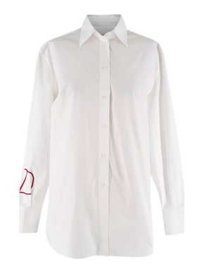 Valentino Garavani White Cotton VLogo Shirt