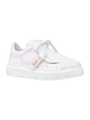white leather & rubber Dior-ID trainers