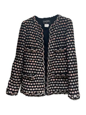 Chanel Black Multicolour Tweed Jacket