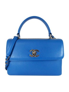 Chanel Blue Small CC Trendy Satchel