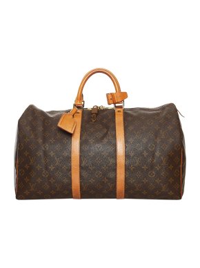 Louis Vuitton Monogram canvas Keepall 50 travel bag